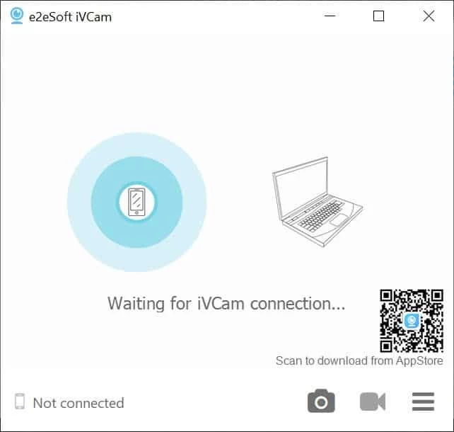 iVCam — tangkapan layar 3
