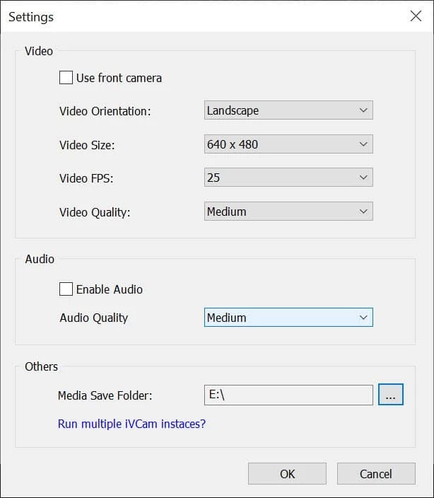 iVCam — tangkapan layar 4